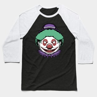 fat clown illustration Baseball T-Shirt